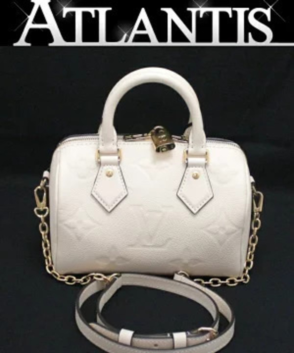 Louis Vuitton Speedy Bandouliere bag Monogram Empreinte Cream